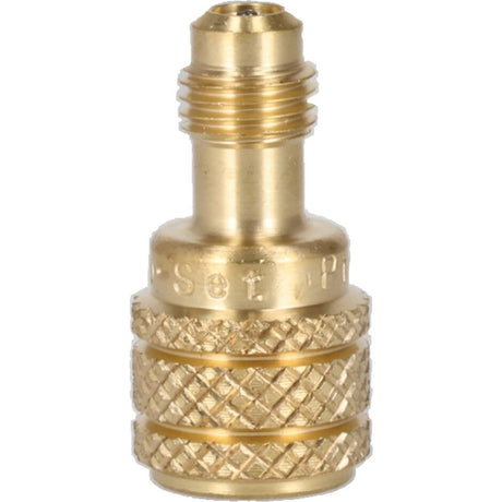Rheem Hose Adapter for A2L Refrigerant Tanks - 1/4 in. Left - Handed AD44LH - AD44LH