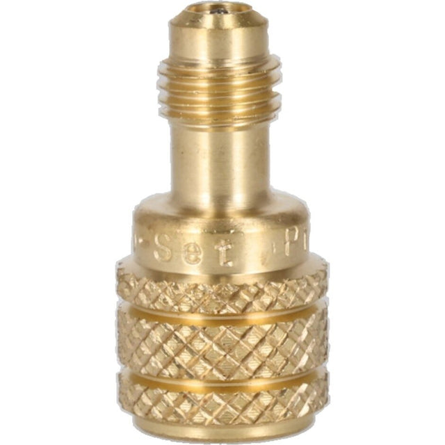 Rheem Hose Adapter for A2L Refrigerant Tanks - 1/4 in. Left - Handed AD44LH - AD44LH