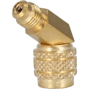 Rheem Hose Adapter for A2L Refrigerant Tanks - 1/4 in. Left - Handed Swivel AD44LHS - AD44LHS