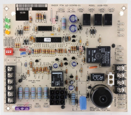 Rheem Integrated Furnace Control Board (IFC) 62 - 103498 - 01 - 62-103498-01