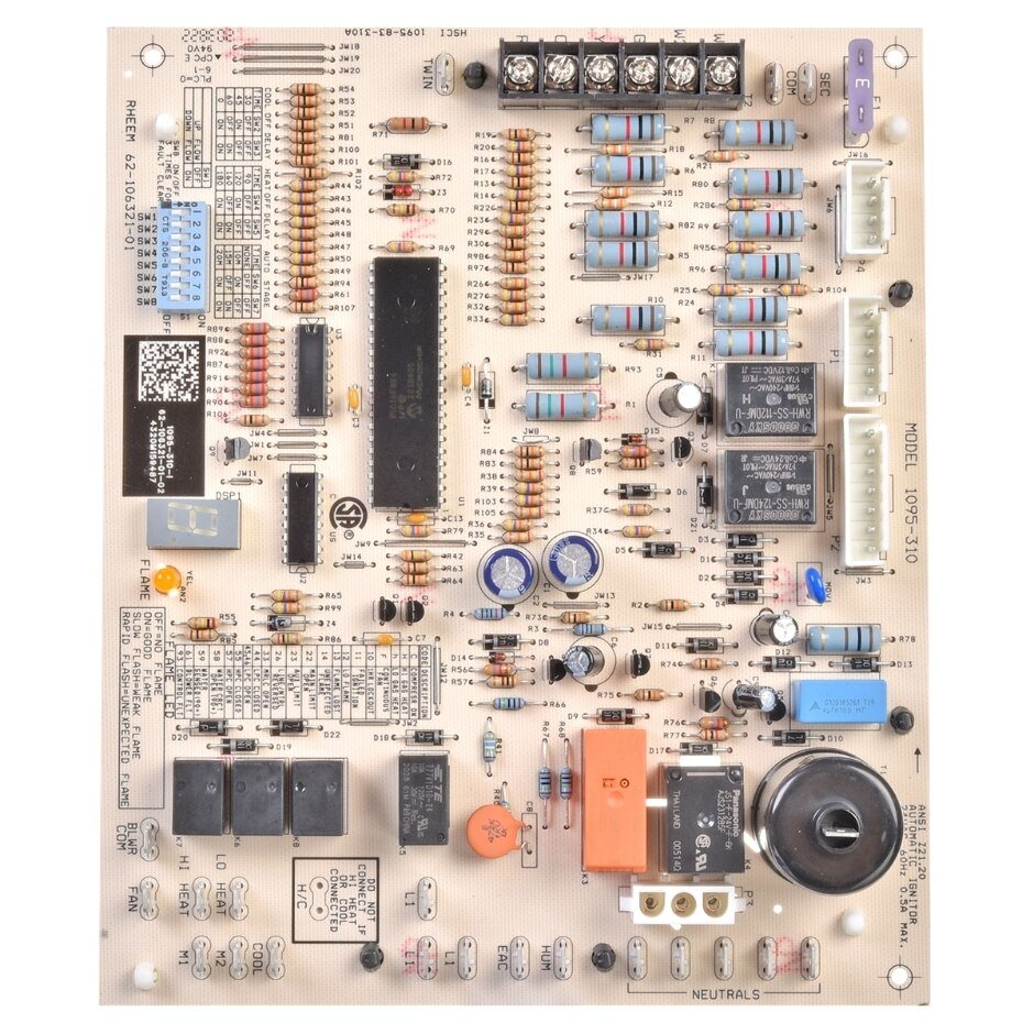 Rheem Integrated Furnace Control Board (IFC) 62 - 106321 - 01 - 62-106321-01
