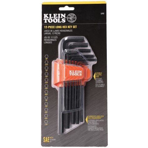 Rheem L - Style Long Hex - Key Set - SAE 12 - Piece 87 - LS12 - 87-LS12