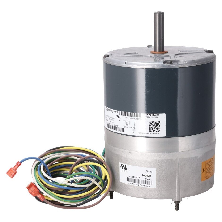 Rheem Motor Genteq 1/2 hp OD - ECM - 739/934 rpm 51 - 109694 - 02 - 51-109694-02