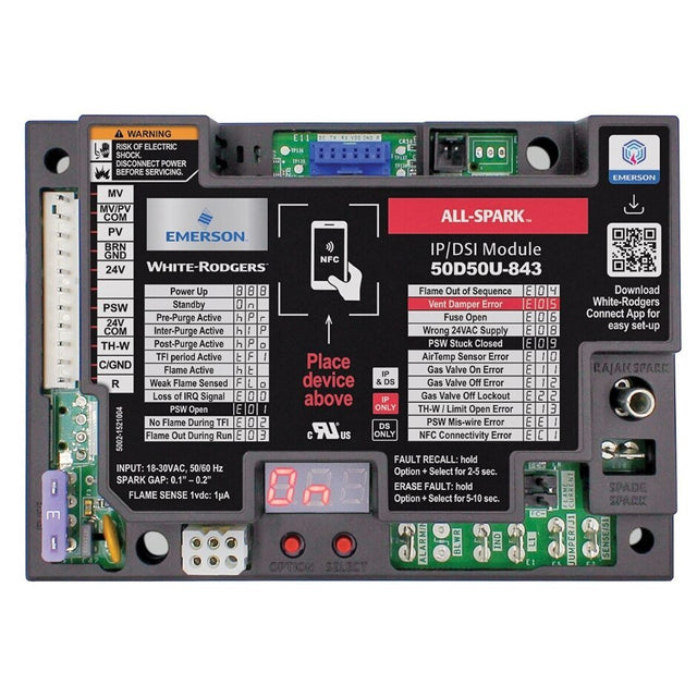 Rheem Non - Integrated Ignition Control Module 50D50U - 843 - 50D50U-843