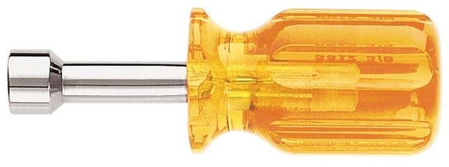 Rheem Plastic - Handle Stubby Nut Driver - 1 - 1/4 in. shank 87 - SS12 - 3/8 - 87-SS12-3/8