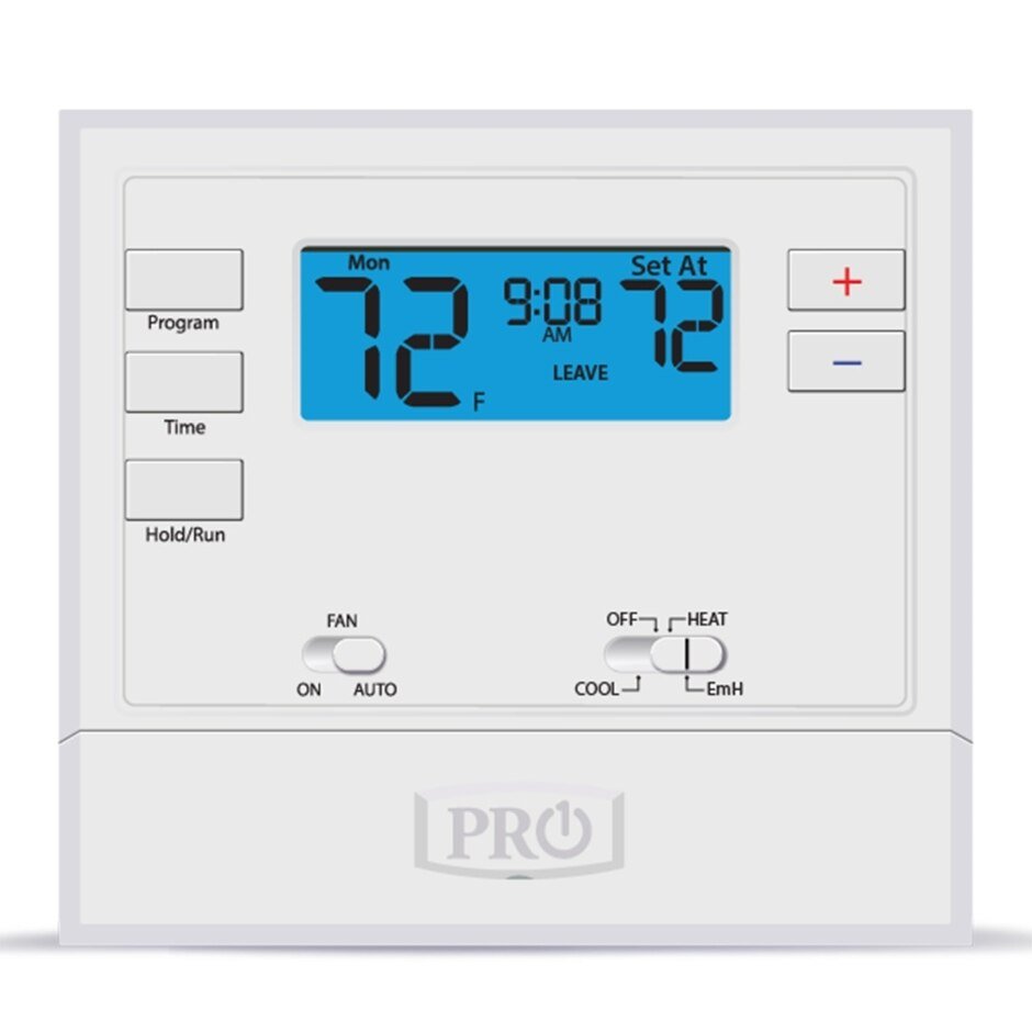 Rheem Pro1 T625 - 2 Programmable Thermostat (HP: 2H/1C) T625 - 2 - 1PK - T625-2-1PK