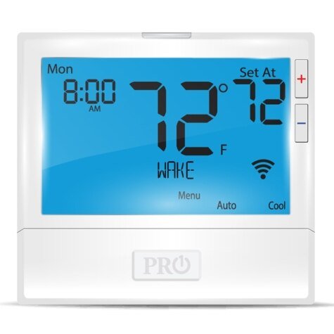 Rheem Pro1 T725 Programmable Thermostat (HP: 2H/1C) T725