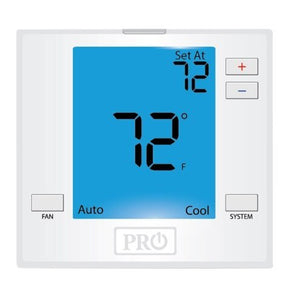 Rheem Pro1 T751 Universal Non - Programmable Thermostat (GE: 2H/2C; HP: 3H/2C) T751 - 1PK - T751-1PK
