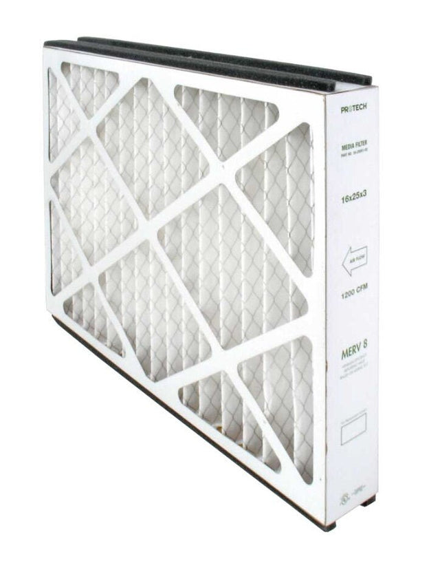 Rheem PROTECH MERV 8 Media Filter Replacement - 3 in. x 16 in. x 25 in. 54 - 25051 - 02 - 54-25051-02