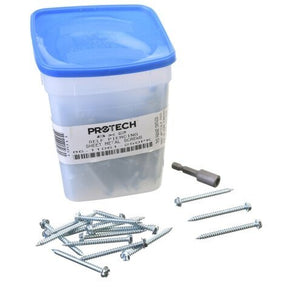 Rheem PROTECH Sheet Metal Screws w/Drill Chuck - Size 8 x 2 in. - 1/4 in. Hex Head (250/Pkg.) 86 - 11061 - 250PK - 86-11061-250PK