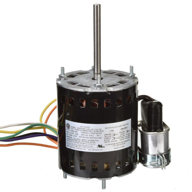 Rheem Refrigeration Motor - 1/12 - 1/20 hp 1550 rpm 115/230V Reversible 9721 - 9721