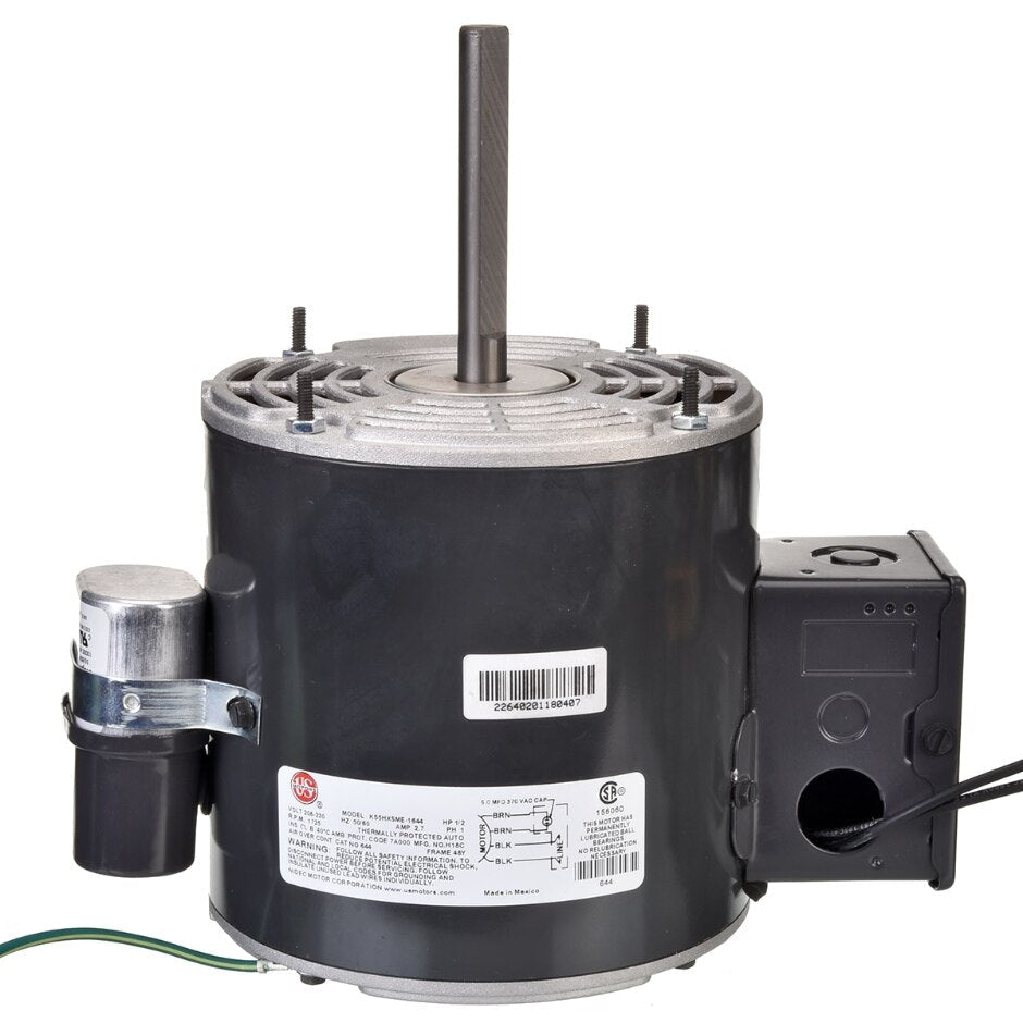 Rheem Refrigeration Motor - 1/2 hp 1625 rpm 208 - 230V HUSS CF 644 - 644