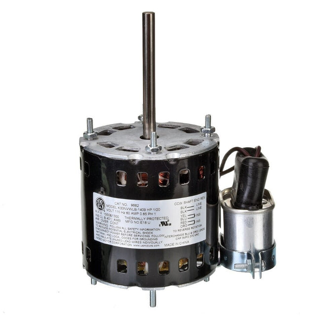 Rheem Refrigeration Motor - 1/20 hp 1550 rpm 115V CW OAO BOHN 9662 - 9662