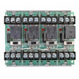 Rheem Relay - 4 SPDT w/LED, SW, Track MR - 604T - MR-604T