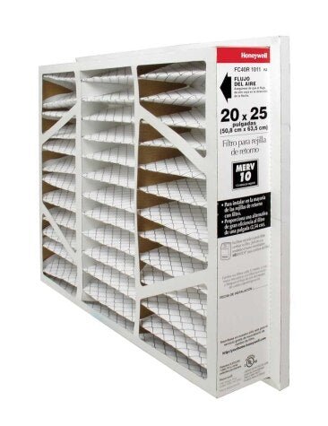 Rheem Return Grille Filter MERV 10 - 20 in. x 25 in. x 4 in. (Case) FC40R1011 - FC40R1011