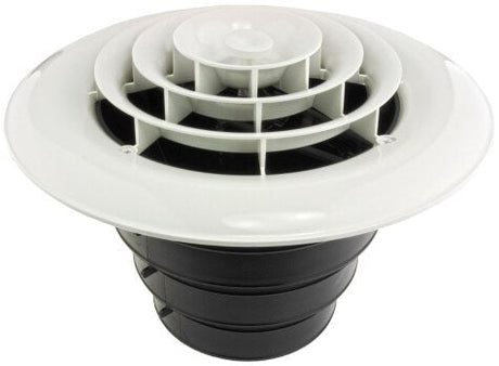 Rheem Round Grille/Damper Box (8 in. x 8 in. - 6, 7, or 8 in. ducts) MV360 - MV360