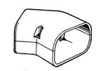 Rheem SlimDuct 45 Degree Flat Elbow - 3 in. x 2-1/2 in. (Brown) SKF-77-B