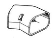 Rheem SlimDuct 45 Degree Flat Elbow - 4 in. x 2-3/4 in. (Ivory) SKF-100-I