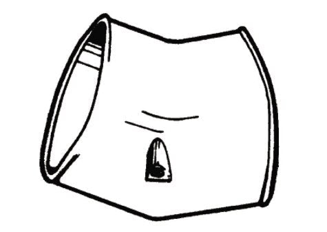 Rheem SlimDuct 45 Degree Vertical Elbow - 4 in. x 2-3/4 in. (Ivory) SCF-100-I