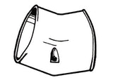 Rheem SlimDuct 45 Degree Vertical Elbow - 5-1/2 in. x 3 in. (White) SCF-140-W