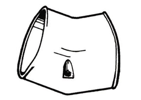 Rheem SlimDuct 45 Degree Vertical Elbow - 5-1/2 in. x 3 in. (White) SCF-140-W