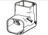 Rheem SlimDuct 90 Degree Vertical Elbow - 3 in. x 2-1/2 in. (Ivory) SC-77-I