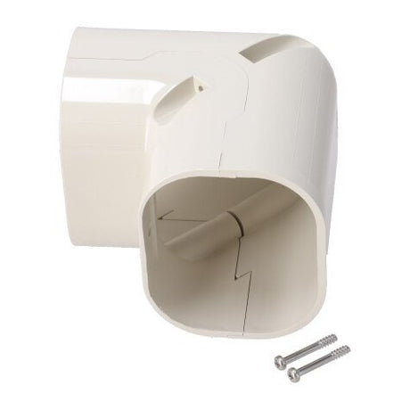 Rheem SlimDuct 90 Degree Vertical Elbow - 5-1/2 in. x 3 in. (White) SC-140-W