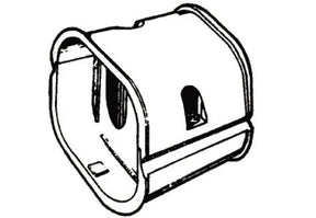Rheem SlimDuct Coupler - 4 in. x 2-3/4 in. (White) SJ-100-W