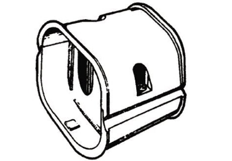 Rheem SlimDuct Coupler - 5-1/2 in. x 3 in. (Brown) SJ-140-B