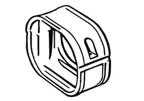 Rheem SlimDuct Flexible Adapter - 3 in. x 2-1/2 in. (Brown) SFJ-77-B
