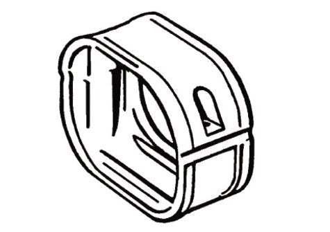 Rheem SlimDuct Flexible Adapter - 3 in. x 2-1/2 in. (Brown) SFJ-77-B