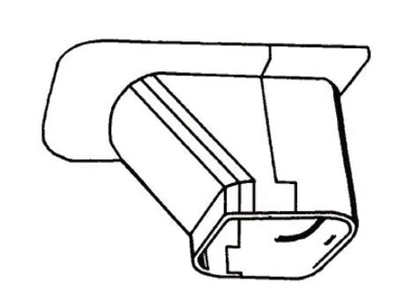 Rheem SlimDuct Soffit Inlet - 4 in. x 2-3/4 in. (Brown) SP-100-B