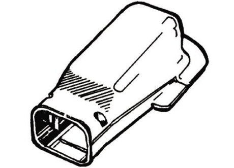 Rheem SlimDuct Wall Inlet - 4 in. x 2-3/4 in. (Brown) SW-100-B