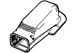 Rheem SlimDuct Wall Inlet - 4 in. x 2-3/4 in. (Ivory) SW-100-I