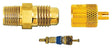 Rheem Straight Adapter/Coupler - Flare to NPT 83 - CC1818 - 6PK - 83-CC1818-6PK