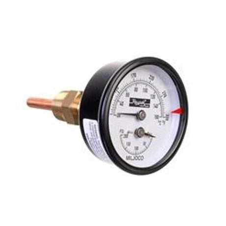 Rheem T & P Gauge (W)/136 - 1826 007399F - 007399F