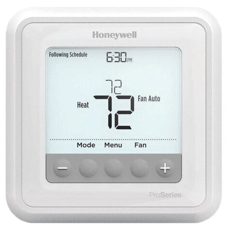 Rheem T6 ProProgrammable Thermostat (GE: 2H/2C, HP: 3H/2C) TH6320U2008 - TH6320U2008