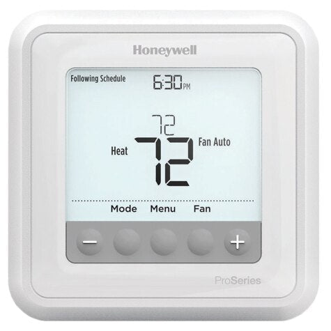 Rheem T6 ProProgrammable Thermostat (GE: 2H/2C, HP: 3H/2C) TH6320U2008 - TH6320U2008