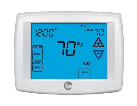 Rheem T755 Universal Programmable Thermostat (GE: 2H/2C, HP: 3H/2C) - Rheem MEA PD411085 - R - PD411085-R