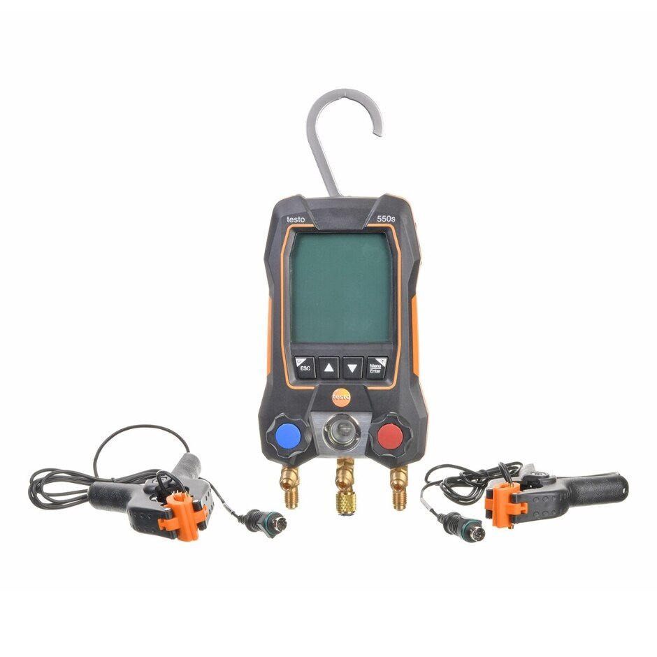 Rheem TESTO 550S BASIC KIT - SMART DIGITAL MANIFOLD W/WIRED TEMPERATURE PROBES PD879478 - PD879478