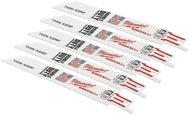 Rheem The Torch Metal Cutting Sawzall Blades - 6 in. (5 Pack) 48 - 00 - 5782 - 48-00-5782
