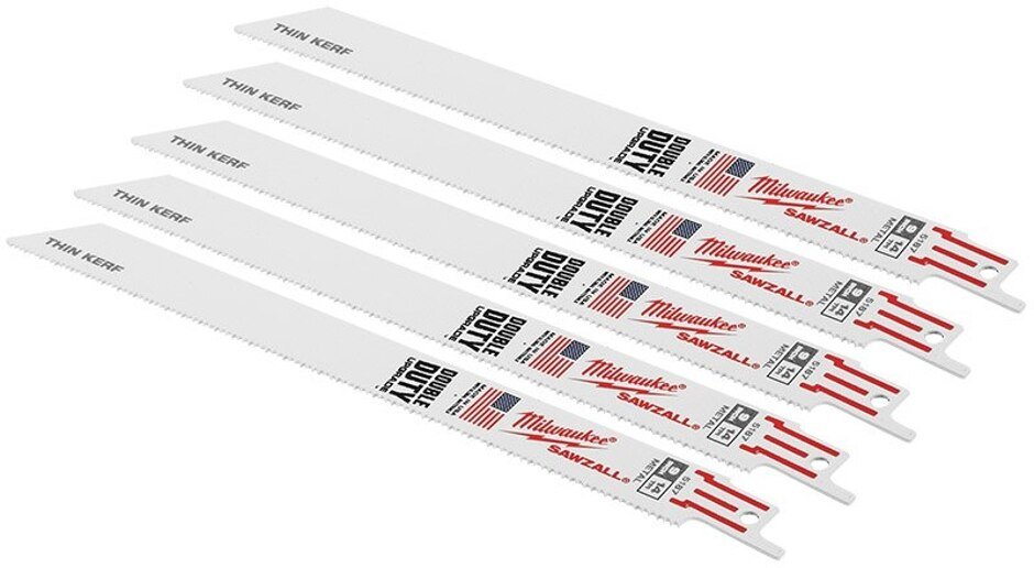 Rheem The Torch Metal Cutting Sawzall Blades - 9 in. (5 Pack) 48 - 00 - 5787 - 48-00-5787