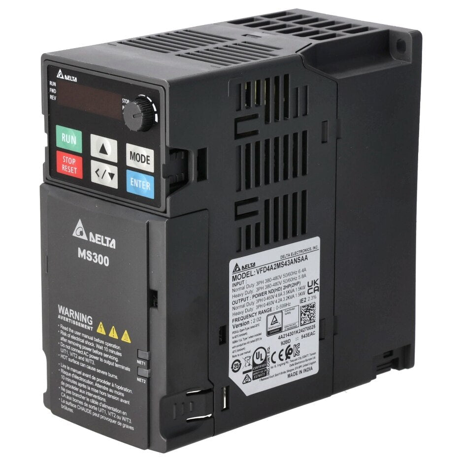 Rheem Variable Frequency Drive (VFD) - 460V - 2 WIRE 2 HP DELTA MS312 47 - 109531 - 12 - 47-109531-12