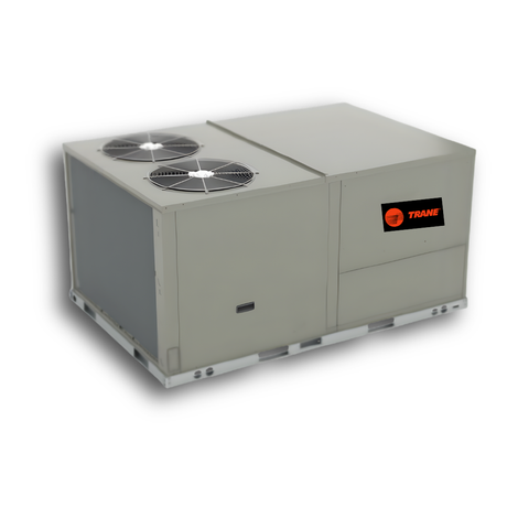 Trane 12.5 ton 140,000 BTUH Packaged Cooling Rooftop Unit Electromechanical 460V EDK150A4E0A0000