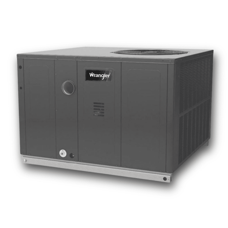 Wrangler Packaged Heat Pump 15.2 SEER2, Two Stage, Downflow/Horizontal, 3 Ton, WR-GPHM53631 - acunitsforless.com