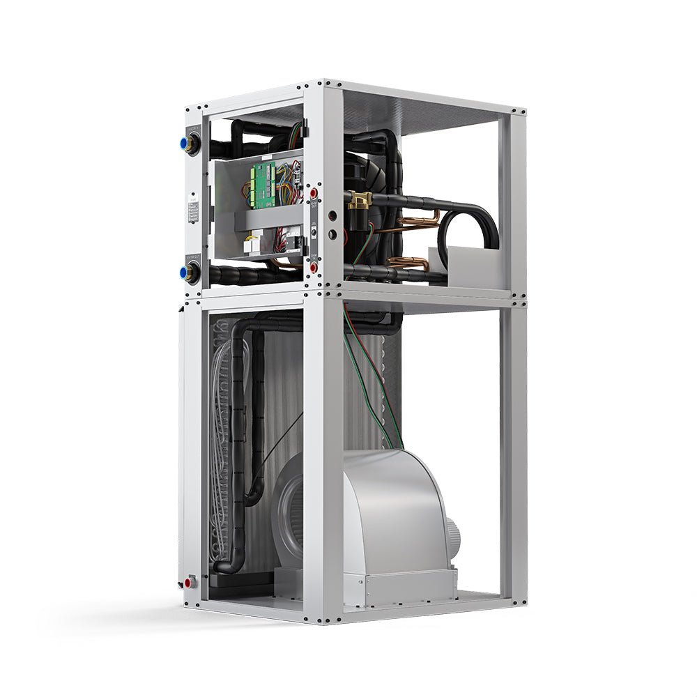 36K BTU Downflow Two-Stage 230V 1-Phase 60Hz CuNi Coil Right w/Heater - AC units for less