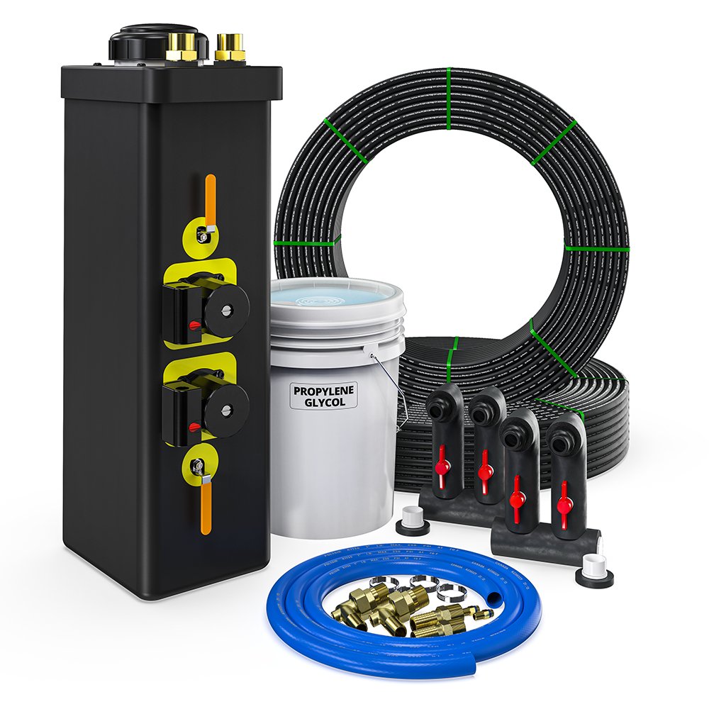 Closed Loop Installation Kit 2 ton - w/Angled Manifold - AC units for less