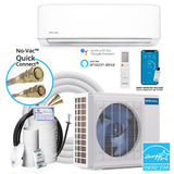 DIY 4th Generation E Star 12k BTU Ductless Mini-Split Heat Pump Complete System 115V/60Hz - AC units for less