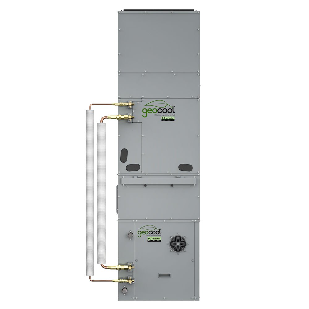 GeoCool No-Vac Vertical Downflow w/o Air Box 3/8 3/4 Prechg. Lineset - AC units for less