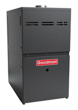 Goodman 1.5 Ton 15 SEER High Efficiency Gas Furnace and AC System Upflow GMVM970803BN CHPTA2426B4 GSXN401810 - AC units for less